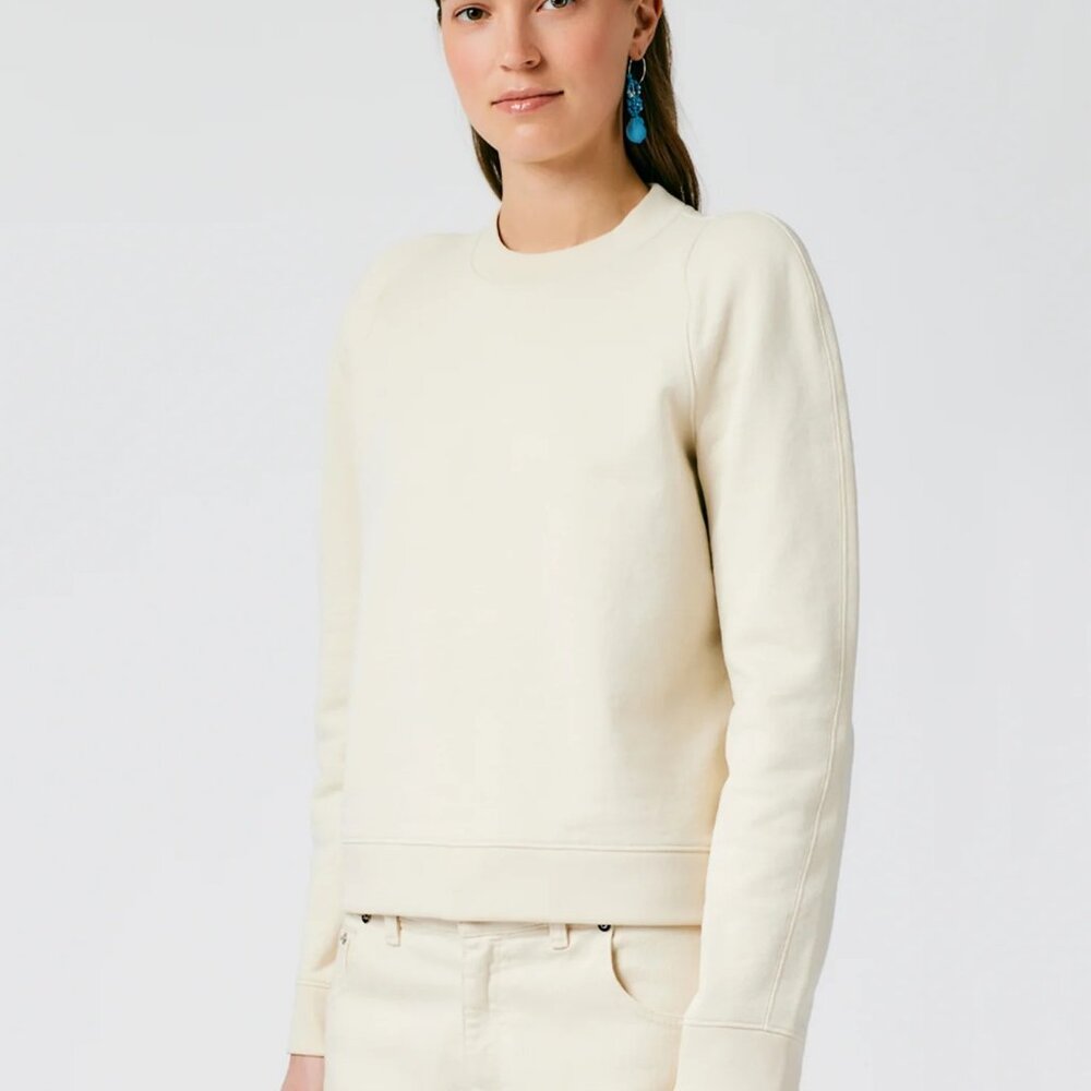 Tibi — Sculpted Shoulder Sweatshirt — Size XL